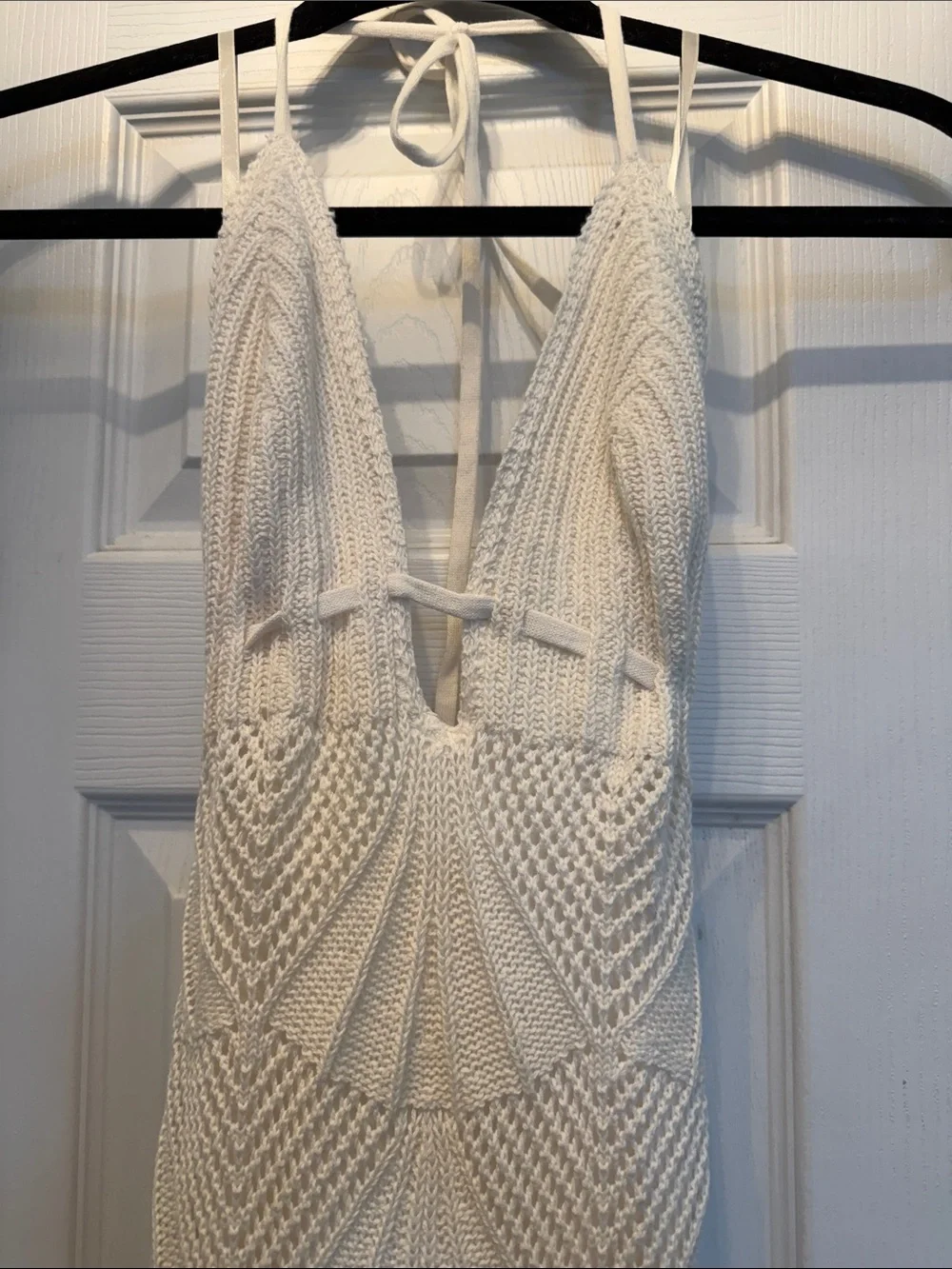 Abercrombie and Fitch Crochet Halter Maxi Dress - Elegant Beach & Evening Wear